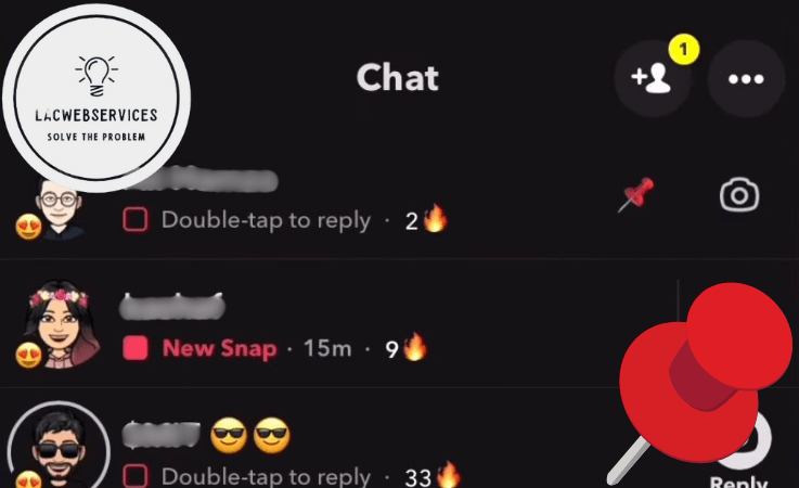 how to pin someone on snapchat